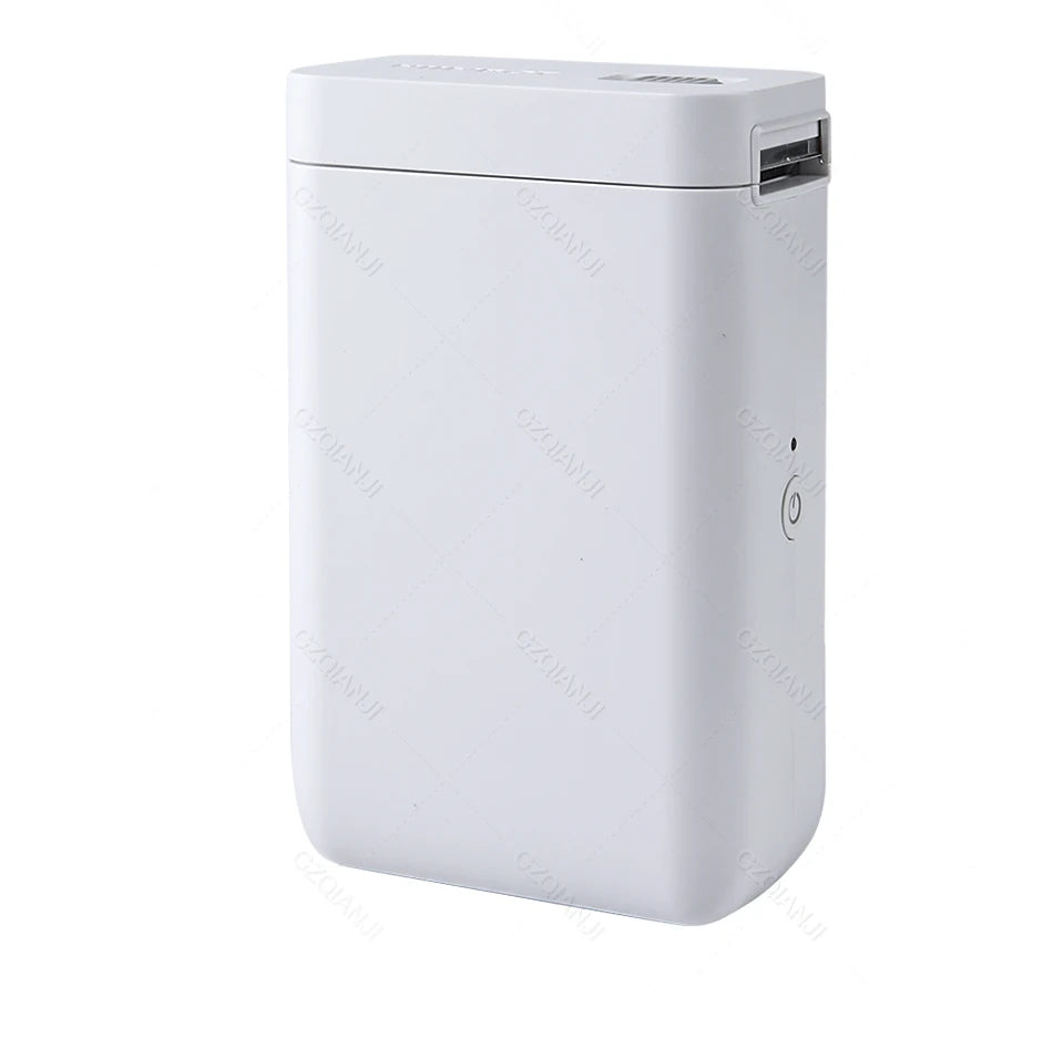 Shoppikala NiiMBOT D101 D11 D110 Plus thermal label printer with mini cable and paper for price tags and product labeling.