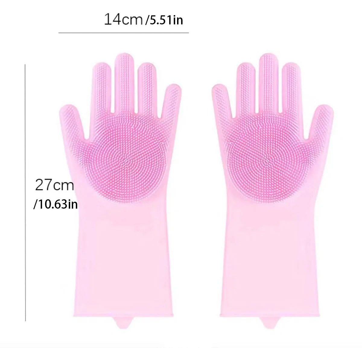 Shoppikala silicone dishwashing gloves with built-in scrubber for kitchen cleaning, flexible and waterproof for effective dishwashing.