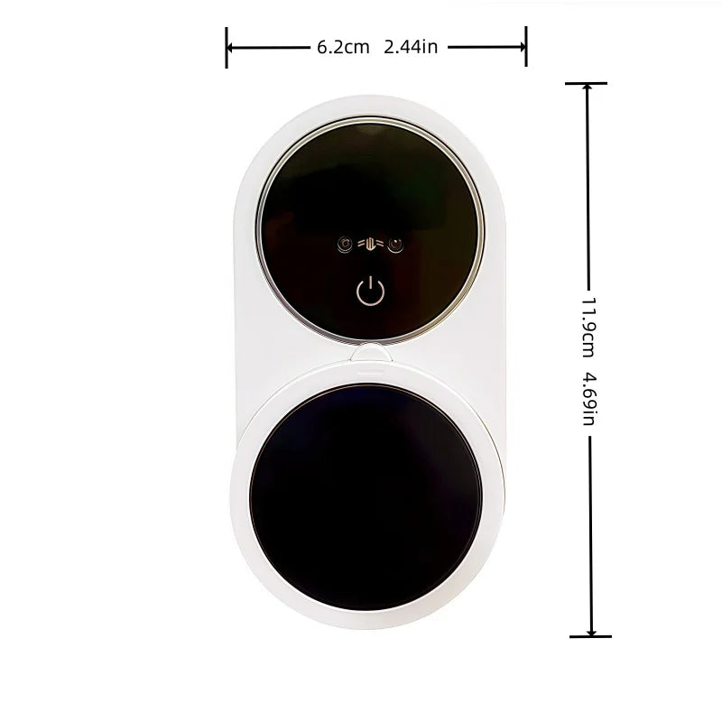 Shoppikala USB charging smart toothbrush sterilizer with ultraviolet disinfection and air-drying wall-mounted electric toothbrush shelf.