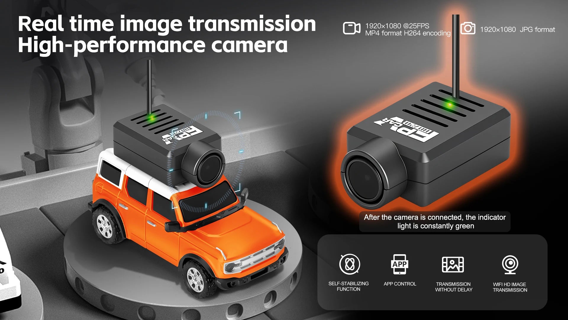 WLtoys 1/64 mini camera car with WIFI 720P FPV camera, app control, remote control, racing toy for children, Shoppikala brand