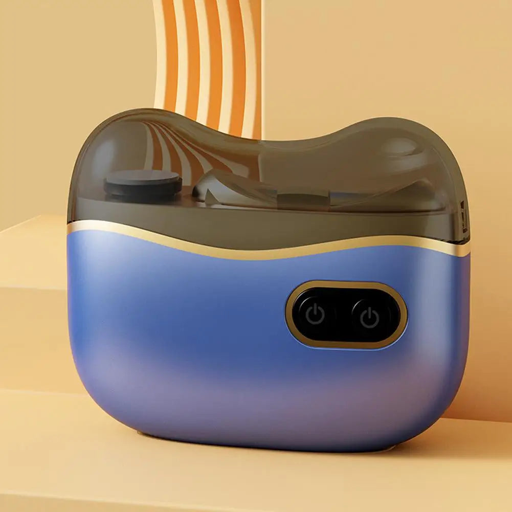 Shoppikala 2-in-1 electric nail tool with USB charging, featuring nail clipper and polisher for adult and kids' fingernails and toenails.