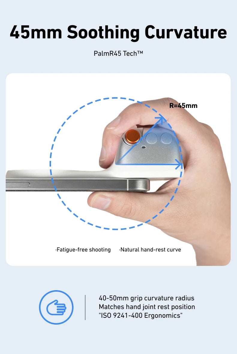 Shoppikala TELESIN phone camera shoot hand grip with magnetic holder and remote control for iPhone and Android smartphones.