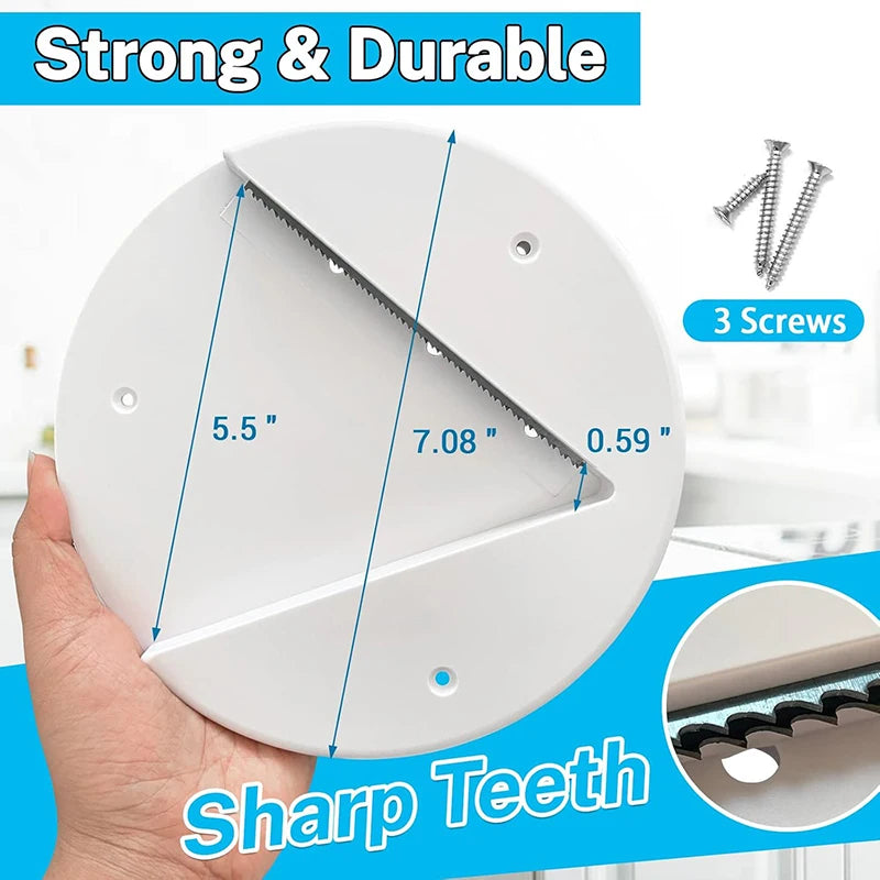 Shoppikala multifunction can opener and jar lid remover kitchen tool with ergonomic handle and stainless steel cutting blade.