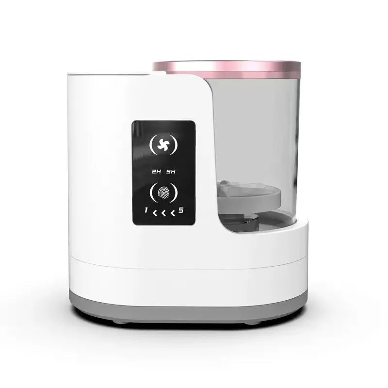 Shoppikala 3-in-1 USB electric makeup brush cleaner machine with rotating brush heads and compact design.
