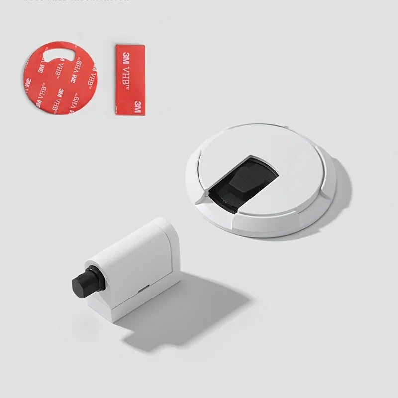 Shoppikala windproof invisible door stop with suction cup, no drill needed, designed to hold doors securely in place.