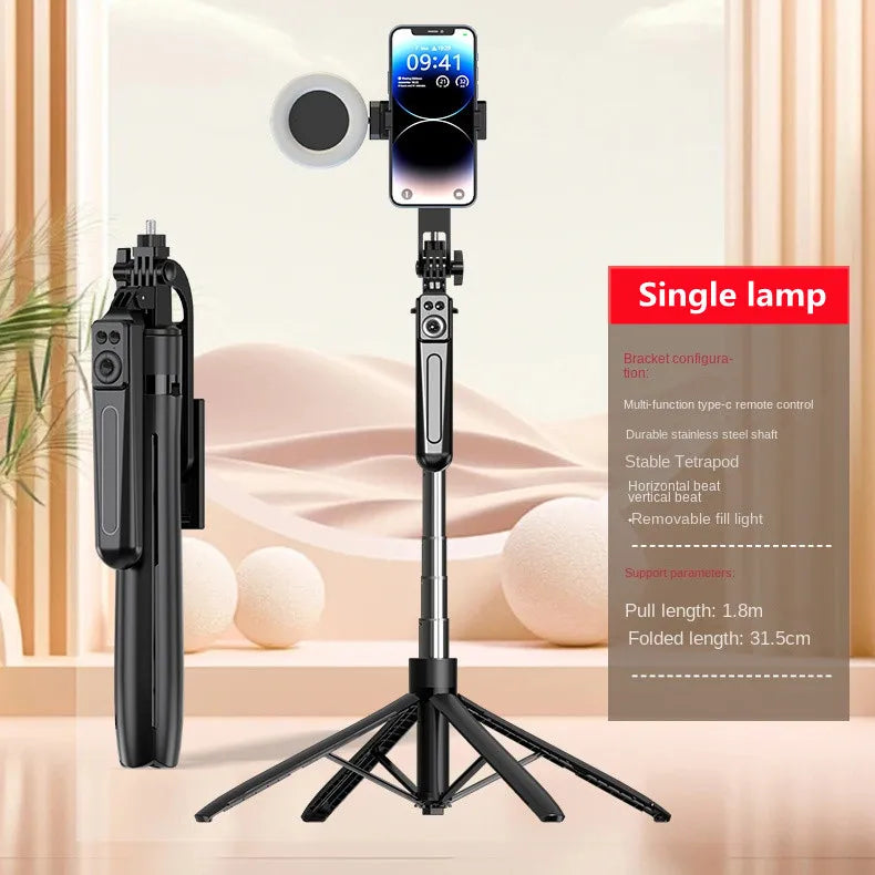 Shoppikala COOL DIER smartphone tripod with Bluetooth shutter, wireless selfie stick, and phone holder for stable photos and videos.