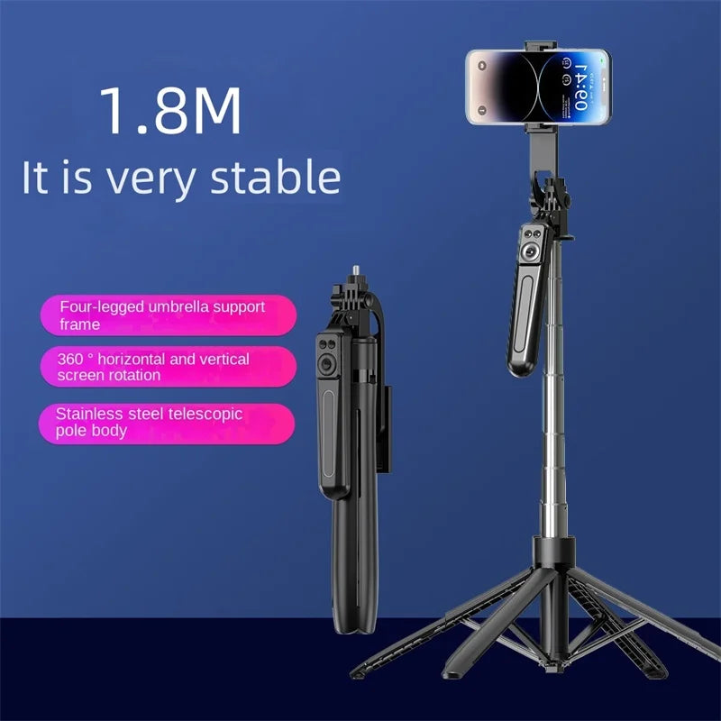 Shoppikala COOL DIER smartphone tripod stand with Bluetooth shutter, wireless selfie stick, and adjustable phone holder.