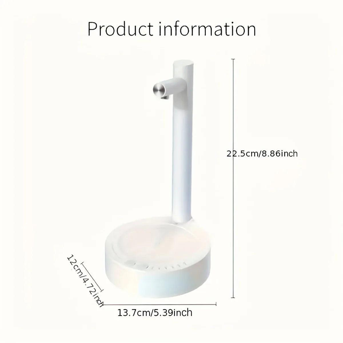 USB rechargeable smart desktop water pump by Shoppikala, bucket-type electric water dispenser with automatic operation.