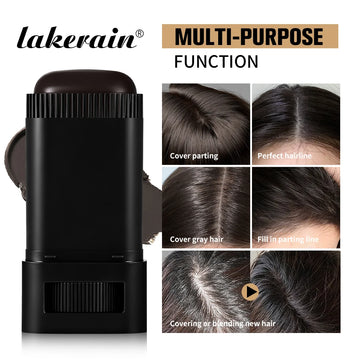 Shoppikala 2-in-1 black brown coffee hair dye stick with comb for long-lasting temporary hair coloring and covering white hairs