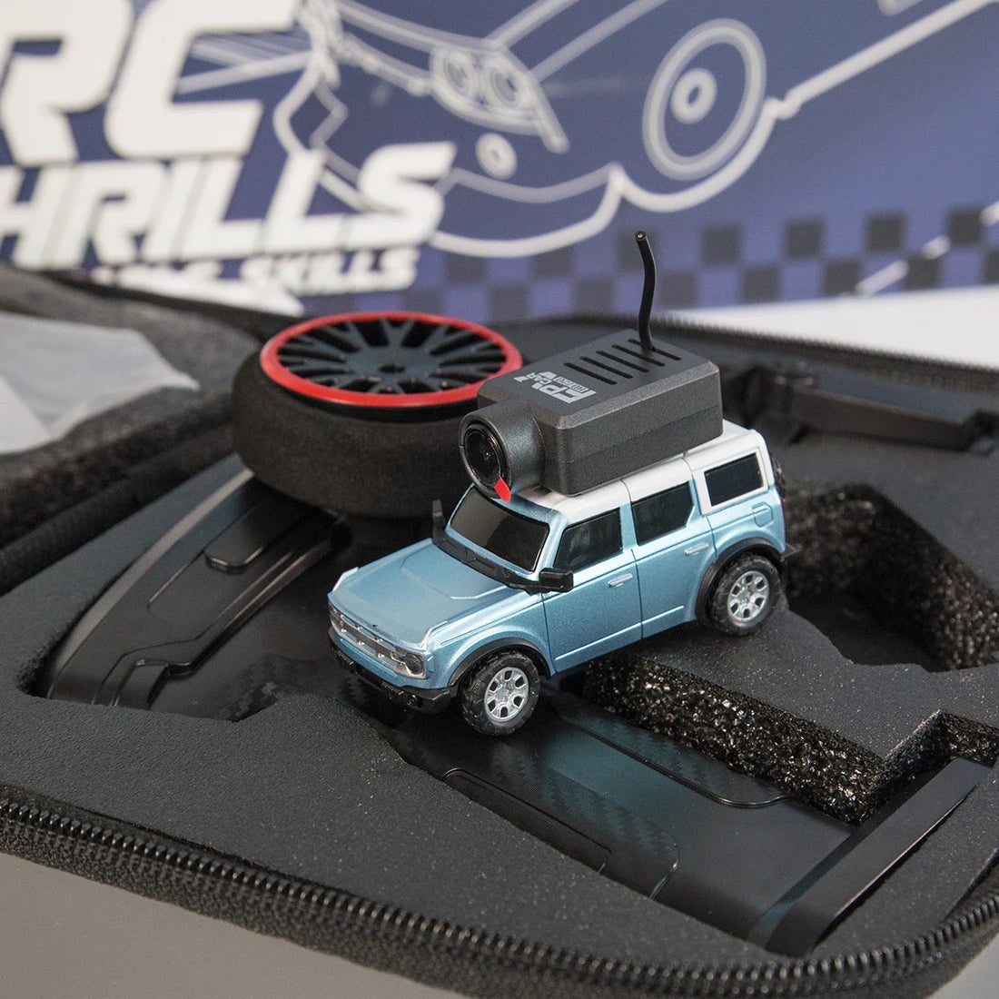 WLtoys 1/64 mini camera car with WIFI 720P FPV camera, remote control racing vehicle toy for children, app-controlled, 2.4G.