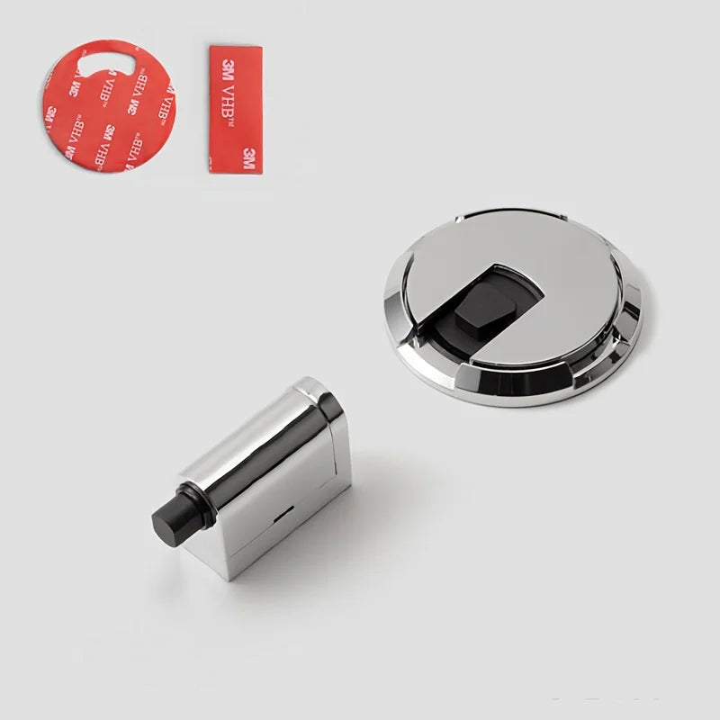 Shoppikala windproof invisible door stop with suction cup, no drill doorstop securing doors silently and securely