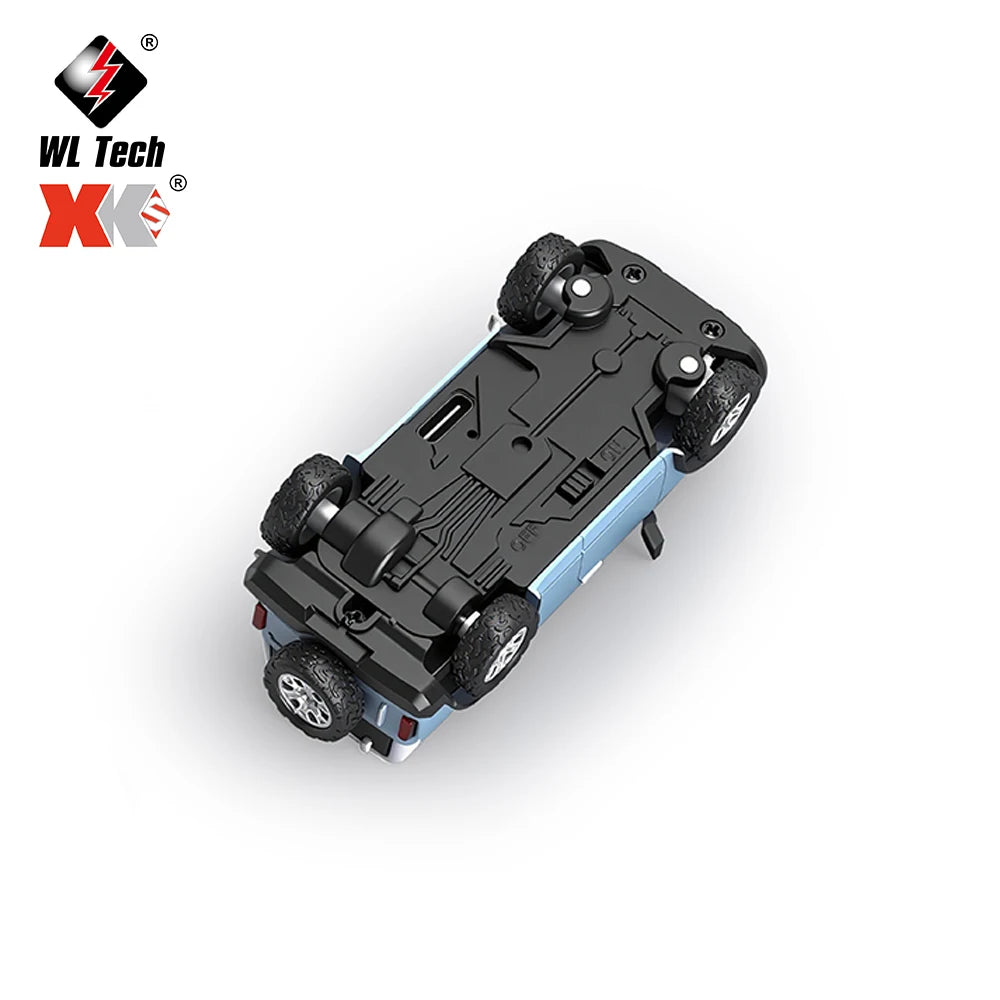 WLtoys 1/64 mini camera car with WIFI 720P FPV camera and remote control, toy racing vehicle for children.