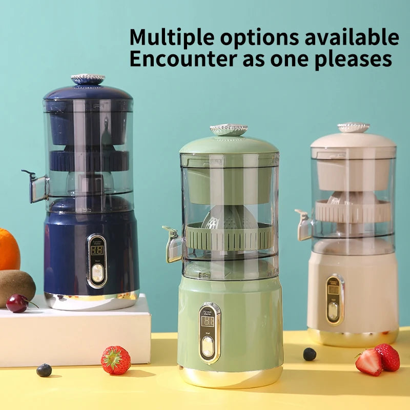 Shoppikala electric orange juicer with pulp separation, portable citrus extractor, USB charge, 600ml capacity, smoothie blender