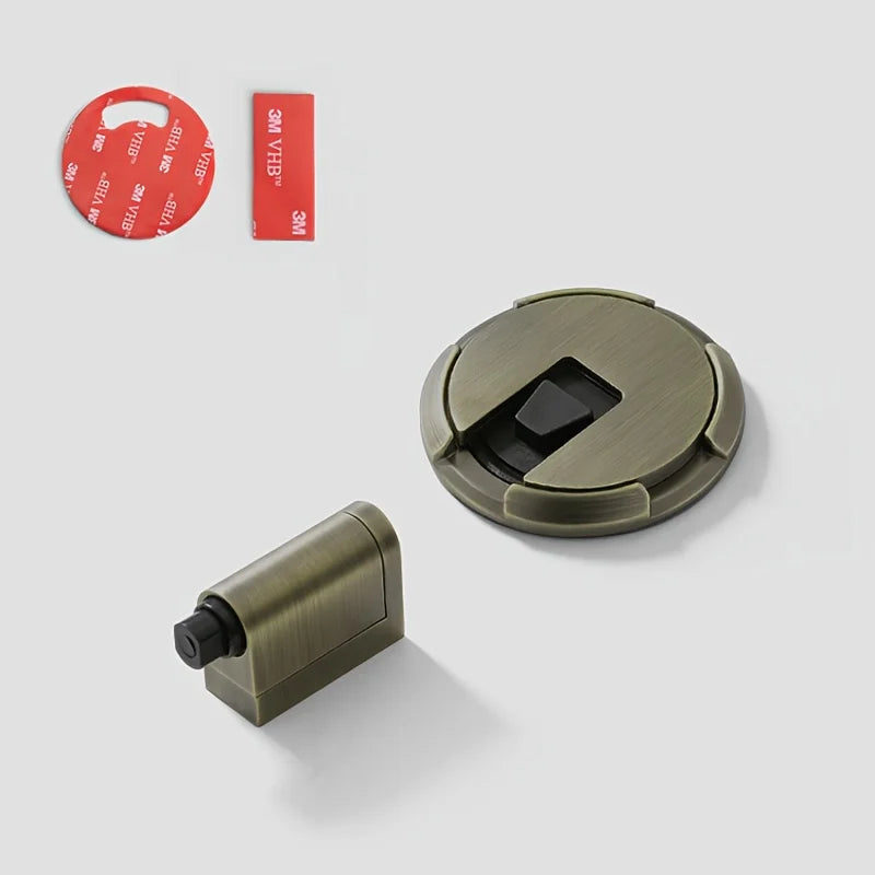 Shoppikala windproof invisible door stop with suction cup, no drill, designed to hold doors securely without hardware.
