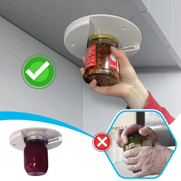 Shoppikala multifunction can opener and jar lid remover kitchen tool with ergonomic handle and stainless steel blade.