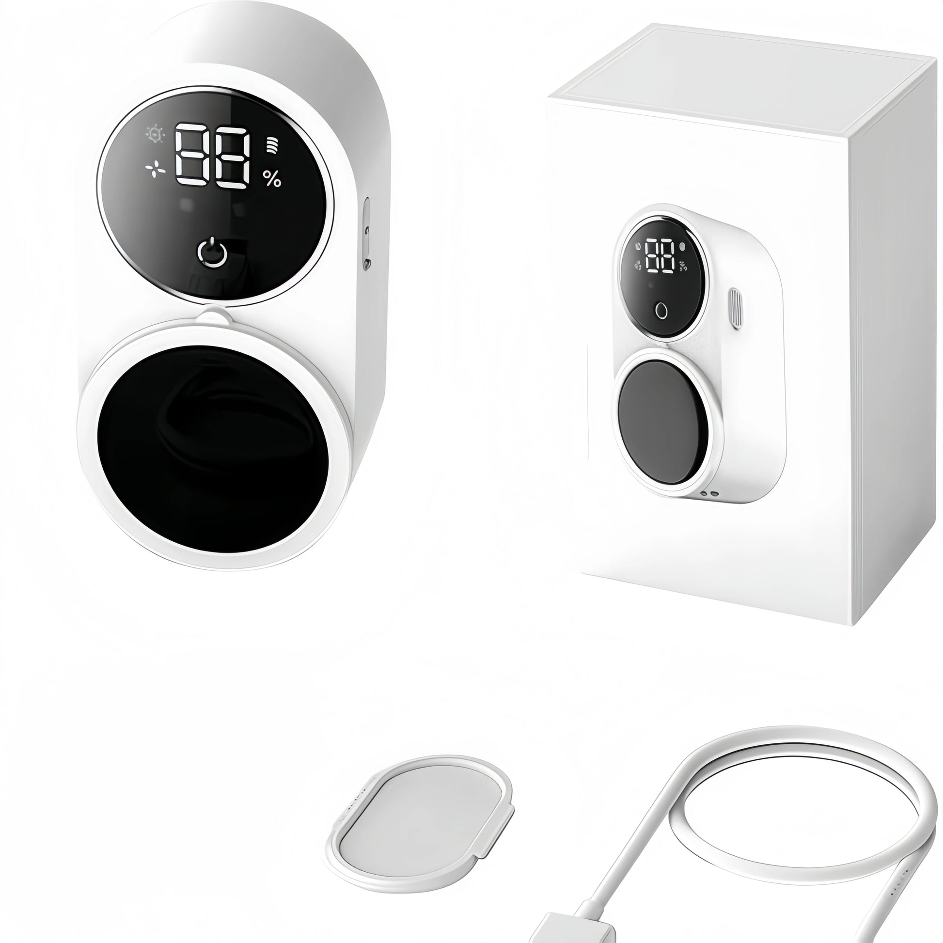 Shoppikala USB charging smart toothbrush sterilizer with ultraviolet disinfection and wall-mounted electric toothbrush shelf.