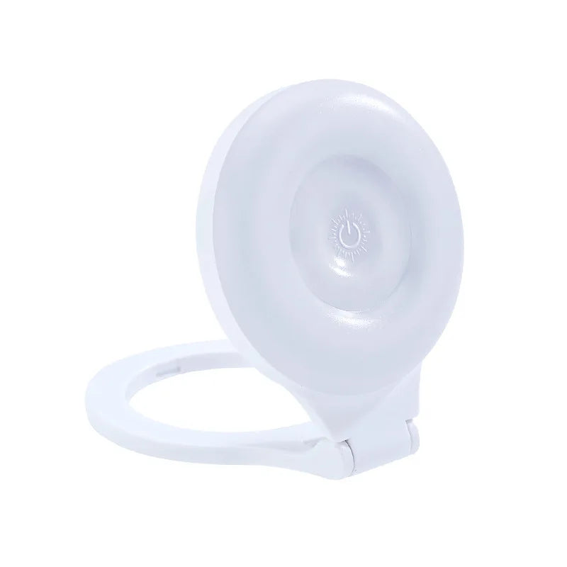 Shoppikala portable magnetic selfie fill light attached to a smartphone for enhanced selfies and live streaming.