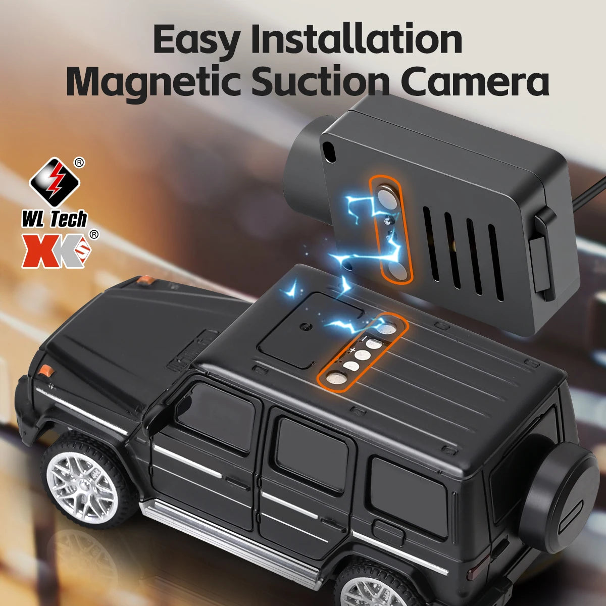 WLtoys 1/64 mini camera car with WIFI 720P FPV camera, app control, remote control, toy racing vehicle for children