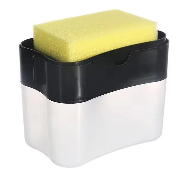 Shoppikala automatic soap dispenser bottle for liquid dish soap with pump, 380ml capacity, suitable for kitchen use.