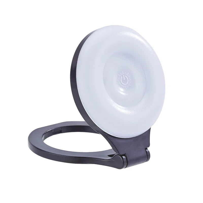 Shoppikala portable magnetic selfie fill light attached to a smartphone for selfies, TikTok, and live streaming.