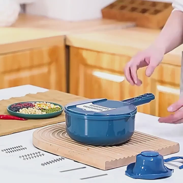 12-in-1 Vegetable Chopper & Slicer – Multi Kitchen Cutter