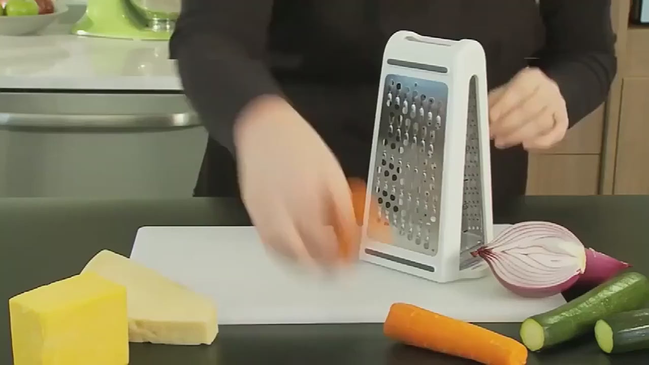 Stainless Steel Cheese Grater 2 Sided Vegetable Grater