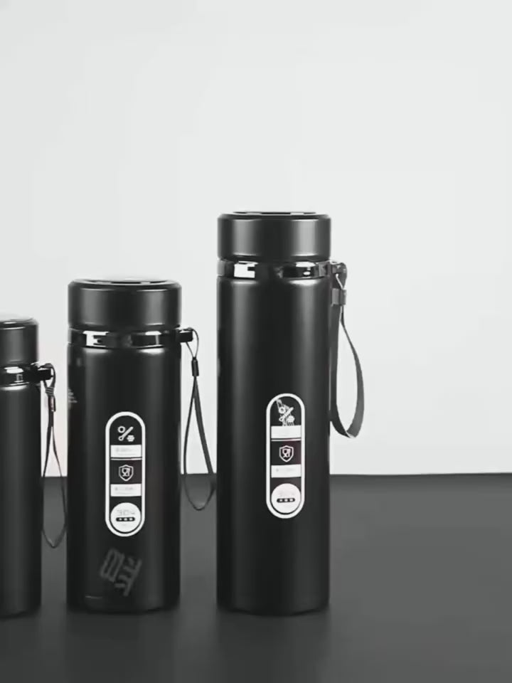 LED Temperature Display Stainless Steel Thermos Flask